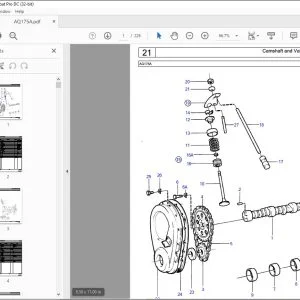 Volvo Penta AQ175A Marine Gasoline Engine Parts Manual - PDF DOWNLOAD