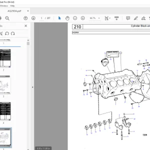 Volvo Penta AQ290A Marine Gasoline Engine Parts Manual - PDF DOWNLOAD