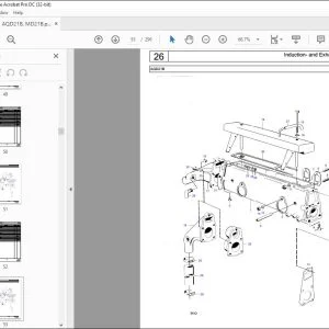 Volvo Penta AQD21B, MD21B Marine Diesel Engine Parts Manual PDF