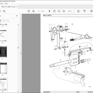 Volvo Penta BB231A, BB261A Marine Gasoline Engine Parts Manual PDF