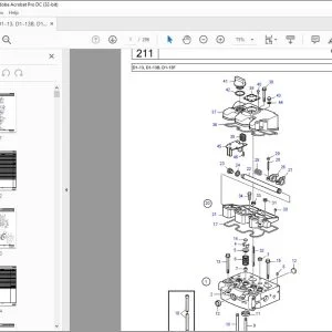 Volvo Penta D1-13, D1-13B, D1-13F Marine Diesel Engine Parts Manual PDF