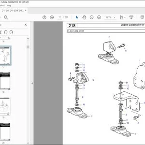 Volvo Penta D1-30 D1-30B D1-30F Marine Diesel Engine Parts Manual PDF