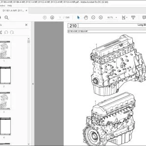 Volvo Penta D11B1-A MP, D11B2-A MP, D11B3-A MP, D11C1-A MP, D11C2-A MP Parts Manual PDF