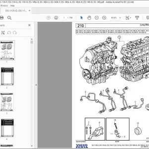 Volvo Penta D3-110I-D D3-110I-E D3-110I-F D3-140A-D D3-140A-E D3-140A-F D3-140A-G Parts Manual PDF