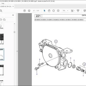 Volvo Penta D4-260D-B D4-260D-C D4-260D-D D4-300D-A D4-300D-C D4-300D-D Parts Manual PDF