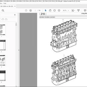 Volvo Penta D6-280A-A D6-280A-B D6-300A-F D6-310A-A D6-310A-B D6-330A Parts Manual PDF