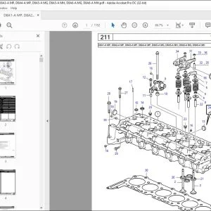 Volvo Penta D8A1-A MP, D8A2-A MP, D8A3-A MP, D8A4-A MP, D8A5-A MG, D8A5-A MH Parts Manual PDF
