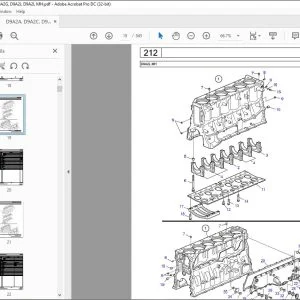 Volvo Penta D9A2A D9A2C D9A2E D9A2G D9A2J D9A2L MH Parts Manual PDF