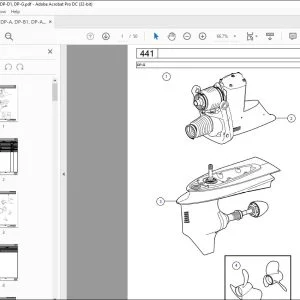 Volvo Penta DP-A, DP-B1, DP-A1, DP-C1, DP-D1, DP-G Parts Manual PDF