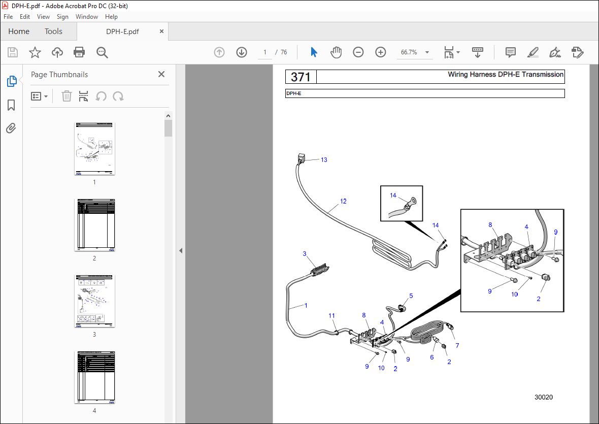 Volvo Penta DPH-E Marine Drives Transmission Parts Manual - PDF ...