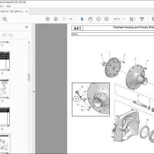 Volvo Penta DPH-E, TSK DPH-E Marine Drive Transmission Parts Manual PDF