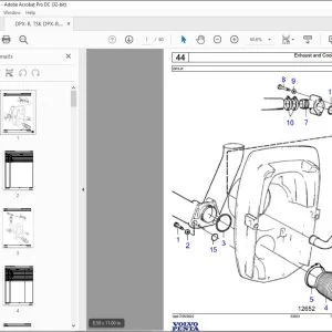 Volvo Penta DPX-R, TSK DPX-R Marine Drives Transmission Parts Manual PDF