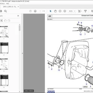 Volvo Penta DPX-S, DPX-S1, TSK DPX-C, TSK DPX-S Parts Manual PDF