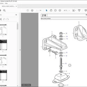 Volvo Penta HS1A, HS1E, HS1E-A Marine Drive Transmission Parts Manual PDF