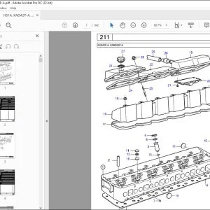 Volvo Penta HS1A, KAD42P-A, KAMD42P-A Parts Manual PDF