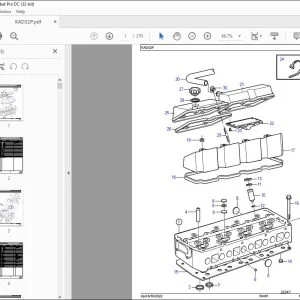Volvo Penta KAD32P Marine Diesel Engine Parts Manual - PDF DOWNLOAD