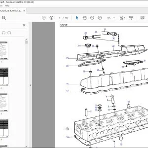Volvo Penta KAD42B, KAMD42B, TAMD42B Parts Manual PDF