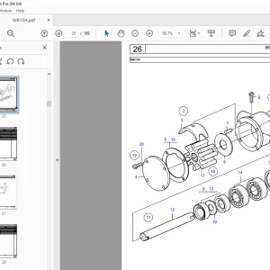 Volvo Penta MB10A Marine Gasoline Engine Parts Manual PDF