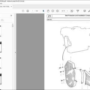 Volvo Penta MD100A, MD100B, MD100B-CC, TMD100A Parts Manual PDF