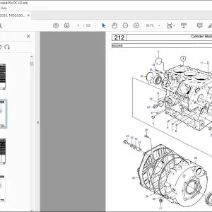 Volvo Penta MD2030, MD2030B Marine Diesel Engine Parts Manual PDF