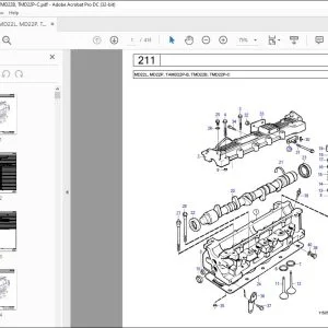 Volvo Penta MD22L, MD22P, TAMD22P-B, TMD22B, TMD22P-C Parts Manual PDF
