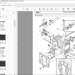 Volvo Penta MS15A-A MS15A-B MS15L-A MS15L-B Marine Drive Transmission ...