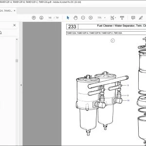 Volvo Penta TAMD122A TAMD122A/C TAMD122AF TAMD122P-A TAMD122P-B TMD122A Parts Manual PDF
