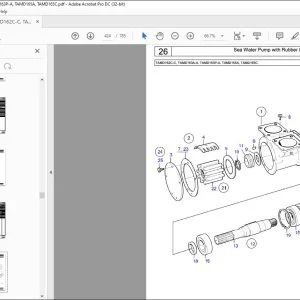 Volvo Penta TAMD162C-C, TAMD163A-A, TAMD163P-A, TAMD165A TAMD165C Parts Manual PDF
