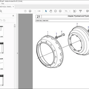 Volvo Penta TAMD165A, TAMD165C, TAMD165P Parts Manual PDF