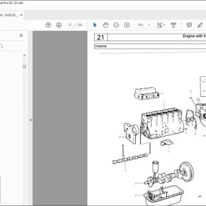 Volvo Penta TAMD60A, TAMD60B Marine Diesel Engine Parts Manual PDF