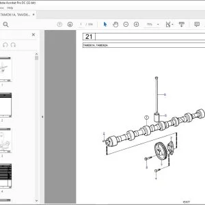Volvo Penta TAMD61A, TAMD62A Marine Diesel Engine Parts Manual PDF