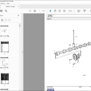 Volvo Penta TAMD71A Marine Diesel Engine Parts Manual - PDF DOWNLOAD