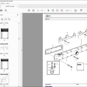 Volvo Penta TAMD72A Marine Diesel Engine Parts Manual - PDF DOWNLOAD