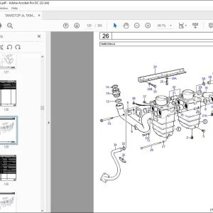 Volvo Penta TAMD72P-A, TAMD72WJ-A Marine Diesel Engine Parts Manual PDF