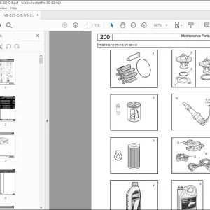 Volvo Penta V8-225-C-B, V8-300-C-B, V8-320-C-B Parts Manual PDF