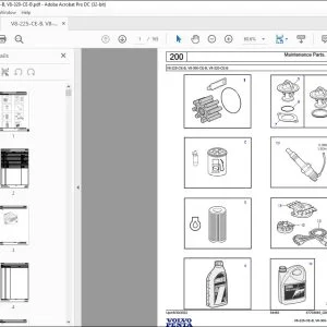 Volvo Penta V8-225-CE-B, V8-300-CE-B, V8-320-CE-B Parts Manual PDF