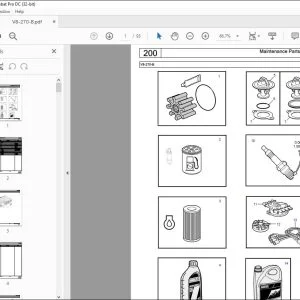 Volvo Penta V8-270-B Marine Gasoline Engine Parts Manual - PDF DOWNLOAD