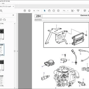 Volvo Penta V8-270-CE-A Marine Gasoline Engine Parts Manual PDF