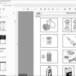 Volvo Penta V8-270-E-B Marine Gasoline Engine Parts Manual PDF