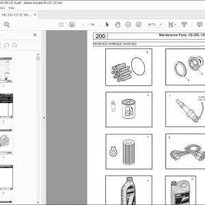 Volvo Penta V8-350-CE-D, V8-380-CE-D, V8-430-CE-D Parts Manual PDF