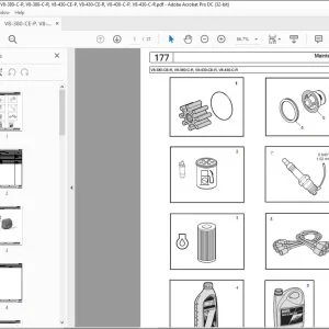Volvo Penta V8-380-CE-P V8-380-C-P V8-430-CE-P V8-430-CE-R V8-430-C-P Parts Manual PDF