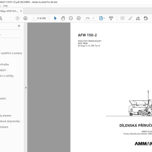 AMMANN AFW 150-2 DÍLENSKÁ PŘÍRUČKA 3004327 PDF