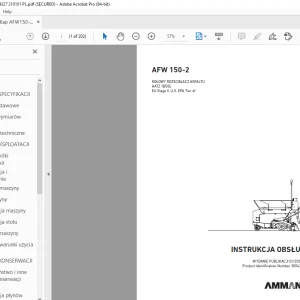 AMMANN AFW 150-2 INSTRUKCJA OBSŁUGI 3004327 PDF