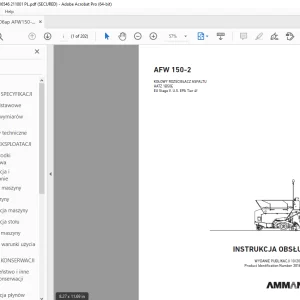 AMMANN AFW 150-2 INSTRUKCJA OBSŁUGI 3016546 PDF