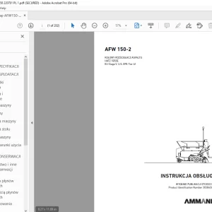 AMMANN AFW 150-2 INSTRUKCJA OBSŁUGI 3038458 PDF