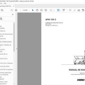 AMMANN AFW 150-2 MANUAL DE MANEJO 3016546 PDF