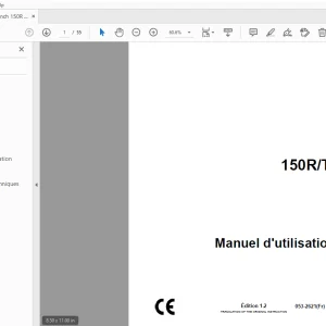 Ditch Witch 150R/T Manuel d'utilisation 053-2621 PDF