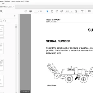 Ditch Witch 410sx Operator’s Manual - PDF DOWNLOAD