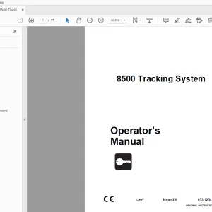 Ditch Witch 8500 Tracking System Operator’s Manual PDF