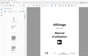 Ditch Witch Affichage JT/AT32 et JT/AT40 Manuel d’utilisation PDF